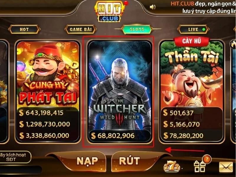Hướng dẫn quy trình chơi The Witcher tại Hit Club